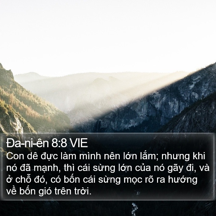 Ða-ni-ên 8:8 VIE Bible Study