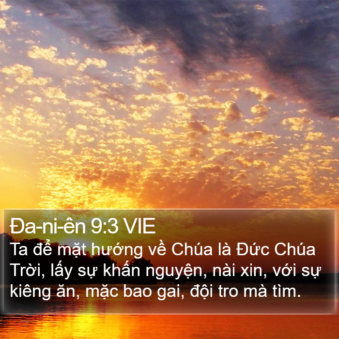 Ða-ni-ên 9:3 VIE Bible Study