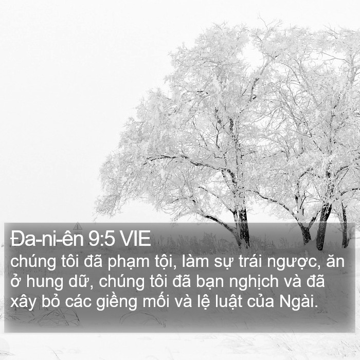 Ða-ni-ên 9:5 VIE Bible Study