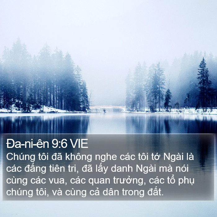 Ða-ni-ên 9:6 VIE Bible Study