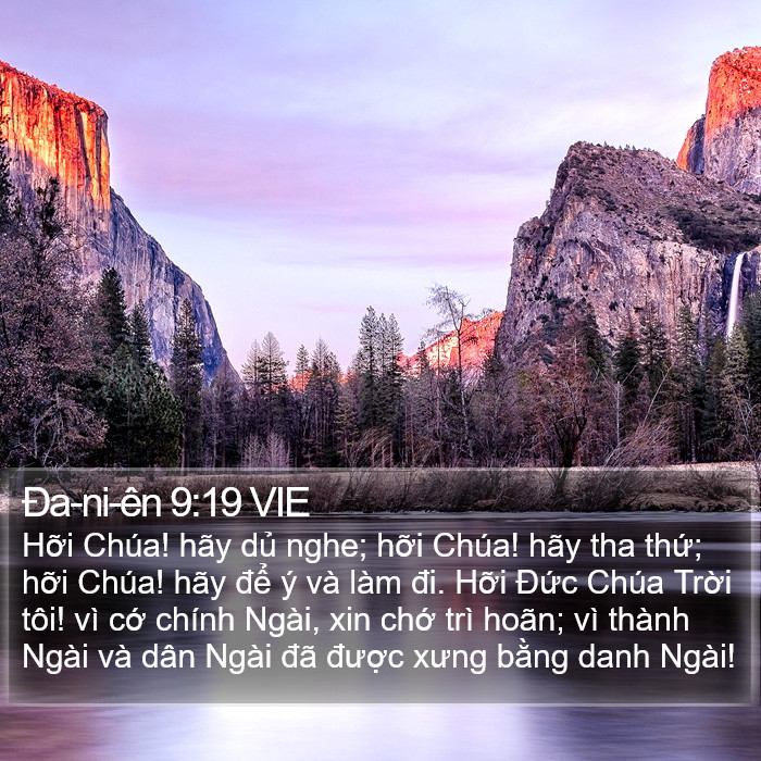 Ða-ni-ên 9:19 VIE Bible Study