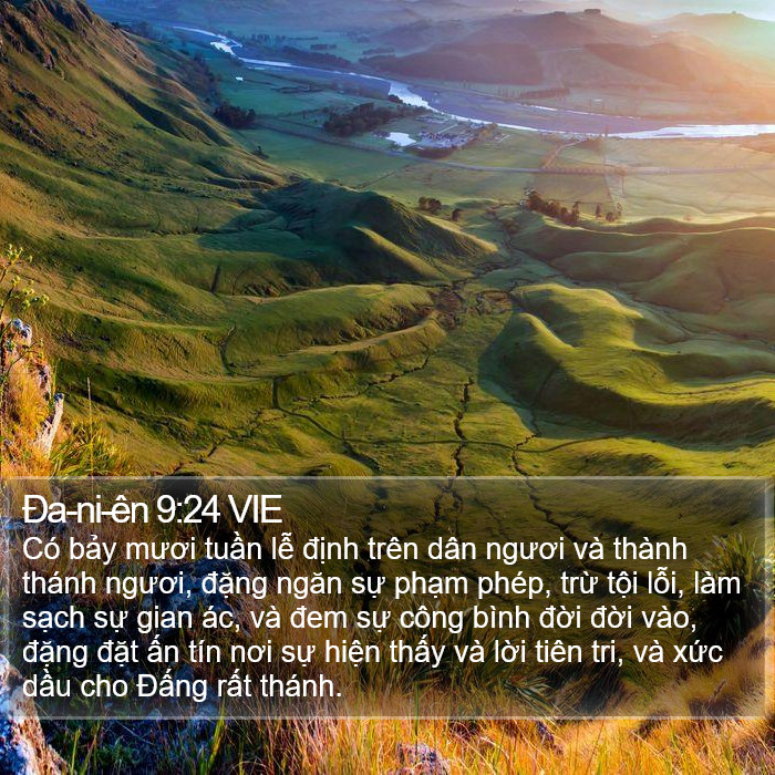 Ða-ni-ên 9:24 VIE Bible Study