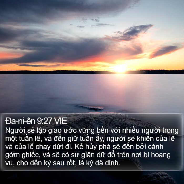 Ða-ni-ên 9:27 VIE Bible Study