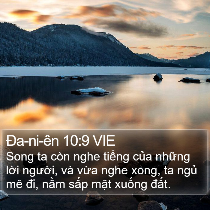 Ða-ni-ên 10:9 VIE Bible Study