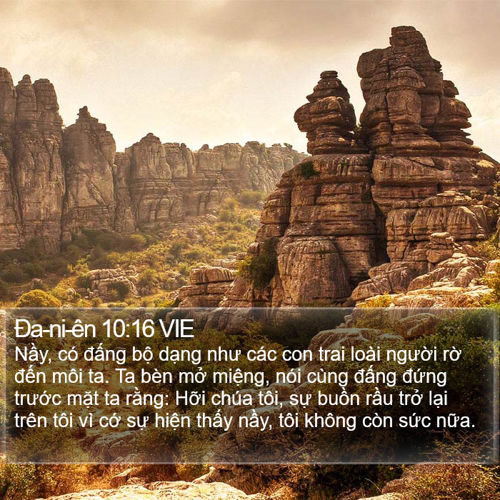 Ða-ni-ên 10:16 VIE Bible Study