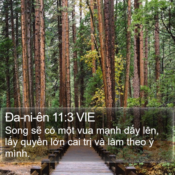 Ða-ni-ên 11:3 VIE Bible Study