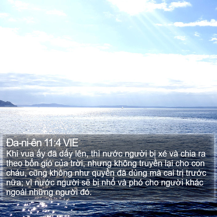 Ða-ni-ên 11:4 VIE Bible Study