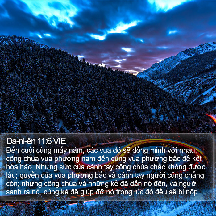 Ða-ni-ên 11:6 VIE Bible Study