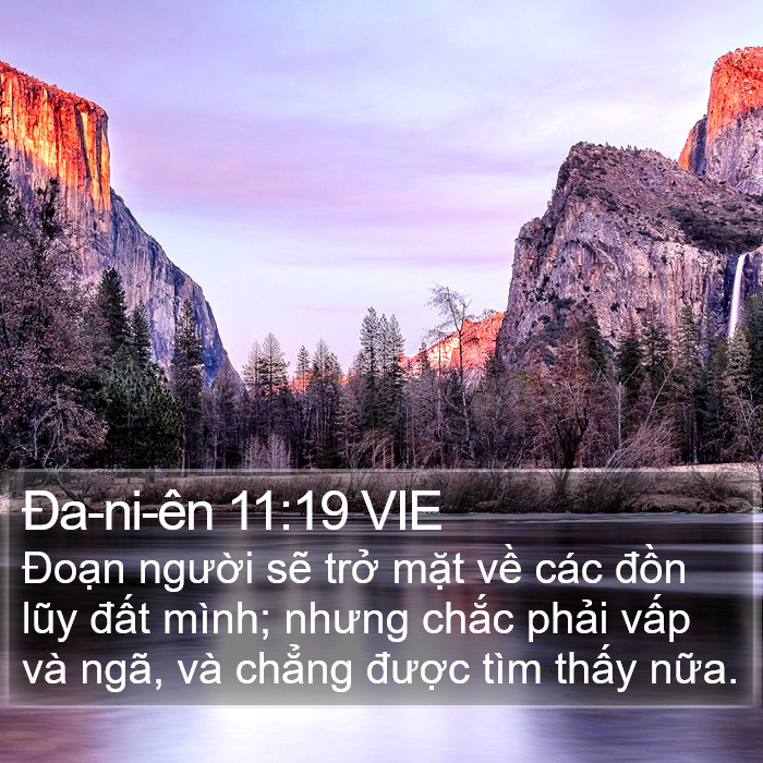 Ða-ni-ên 11:19 VIE Bible Study