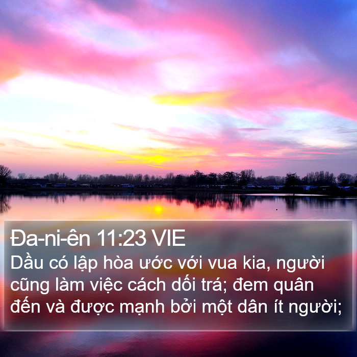 Ða-ni-ên 11:23 VIE Bible Study