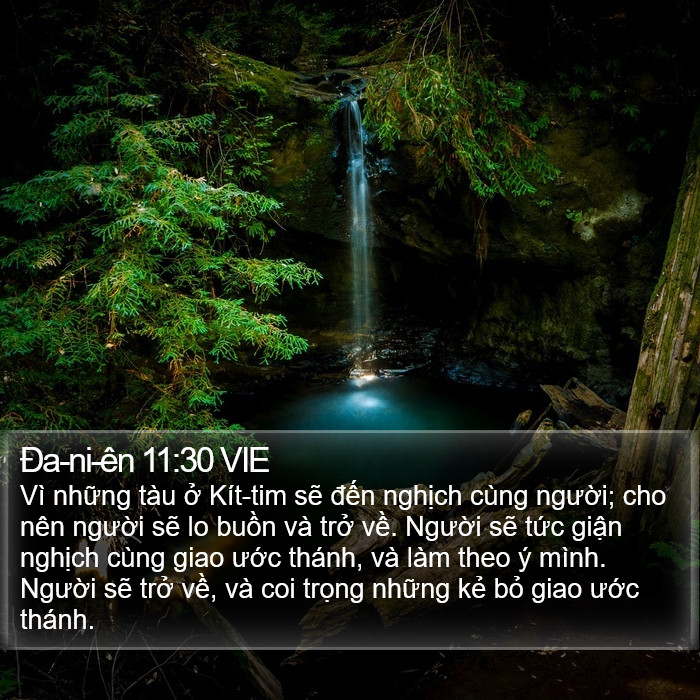 Ða-ni-ên 11:30 VIE Bible Study
