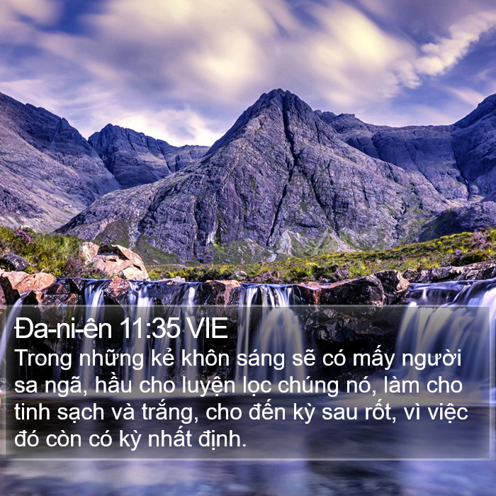Ða-ni-ên 11:35 VIE Bible Study