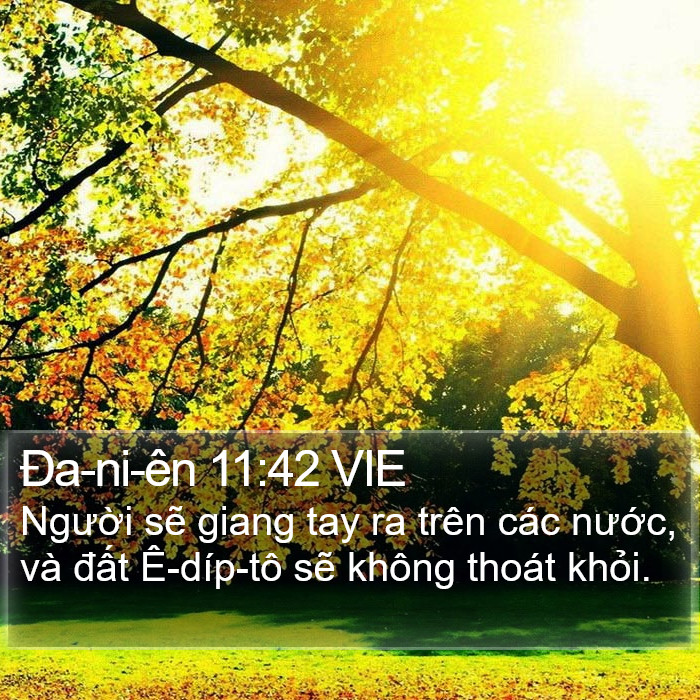 Ða-ni-ên 11:42 VIE Bible Study