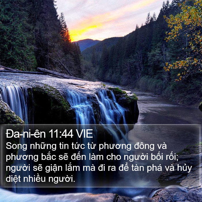Ða-ni-ên 11:44 VIE Bible Study