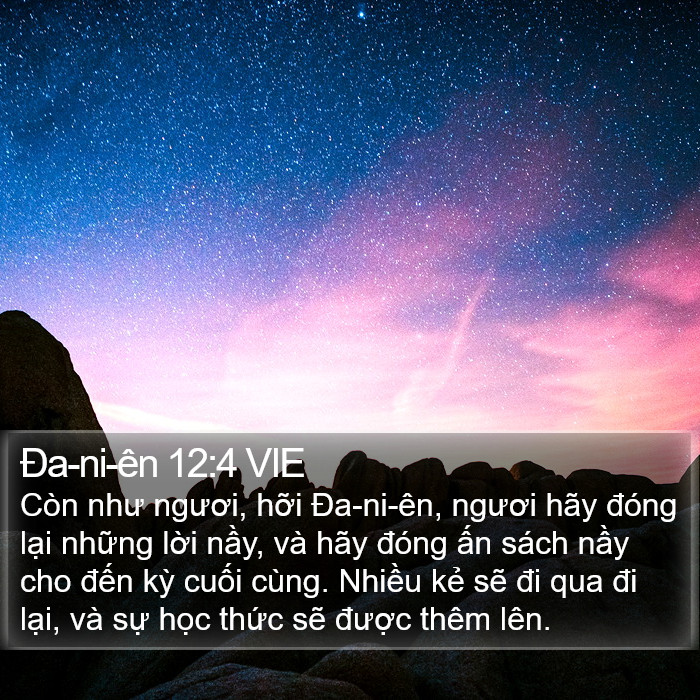 Ða-ni-ên 12:4 VIE Bible Study