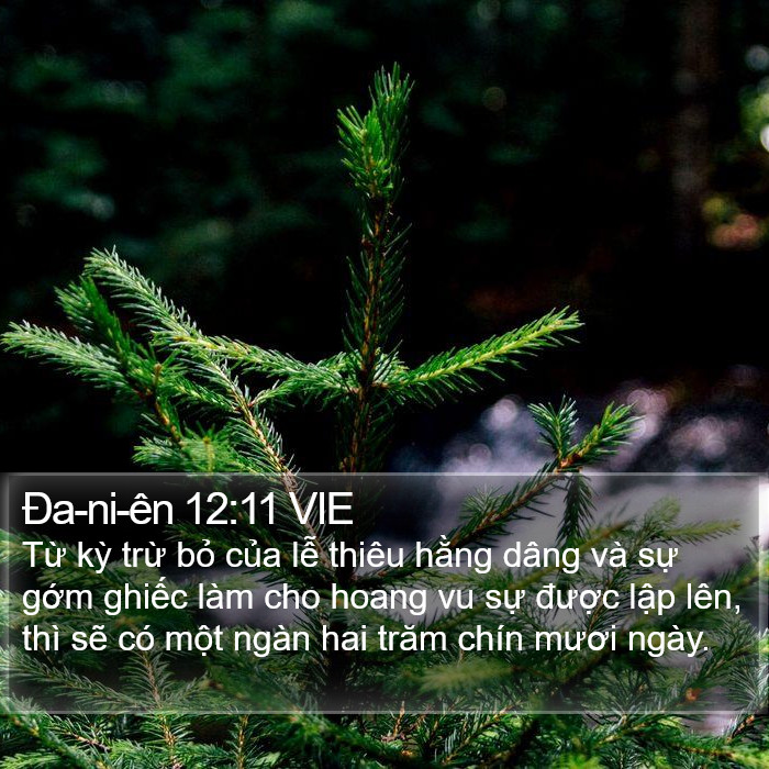 Ða-ni-ên 12:11 VIE Bible Study