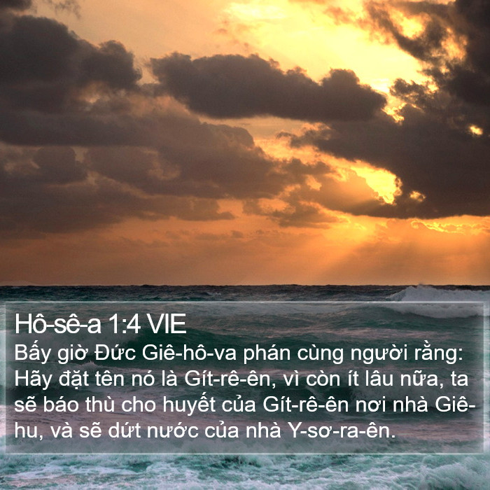 Hô-sê-a 1:4 VIE Bible Study