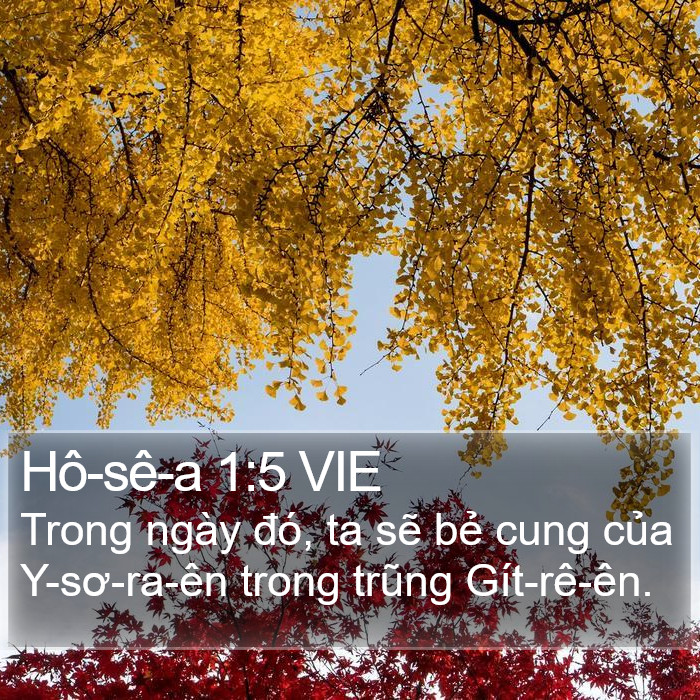 Hô-sê-a 1:5 VIE Bible Study