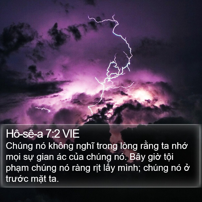 Hô-sê-a 7:2 VIE Bible Study