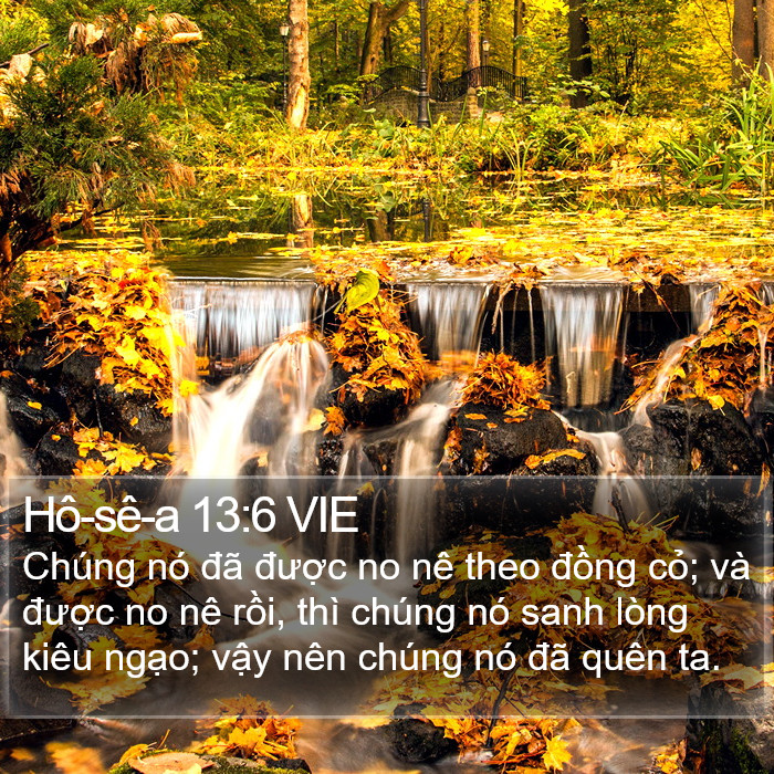 Hô-sê-a 13:6 VIE Bible Study