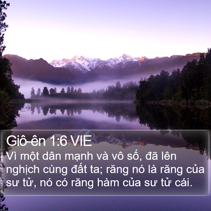 Giô-ên 1:6 VIE Bible Study