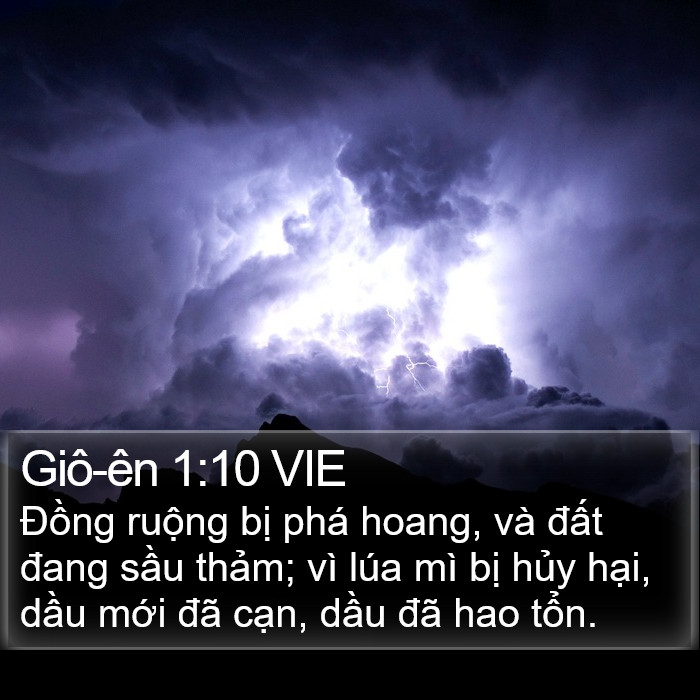 Giô-ên 1:10 VIE Bible Study