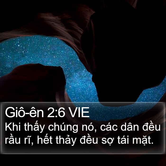 Giô-ên 2:6 VIE Bible Study