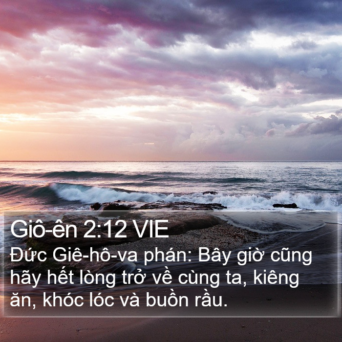 Giô-ên 2:12 VIE Bible Study