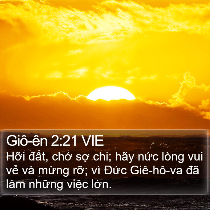 Giô-ên 2:21 VIE Bible Study