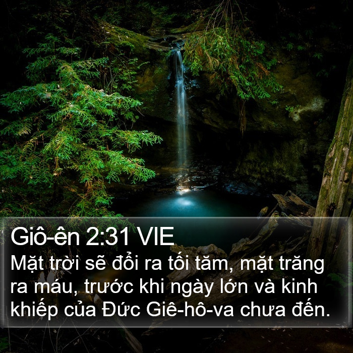 Giô-ên 2:31 VIE Bible Study