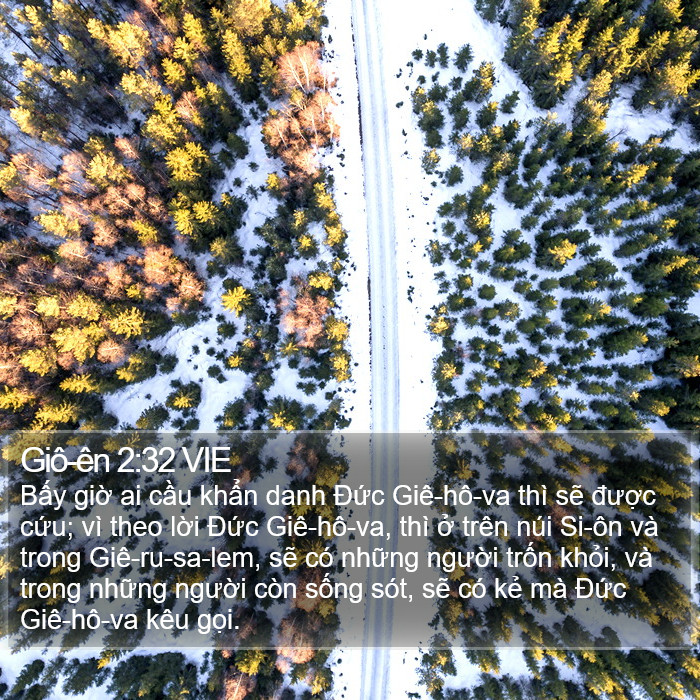 Giô-ên 2:32 VIE Bible Study