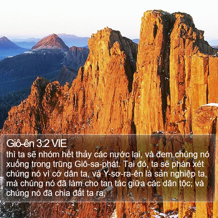 Giô-ên 3:2 VIE Bible Study