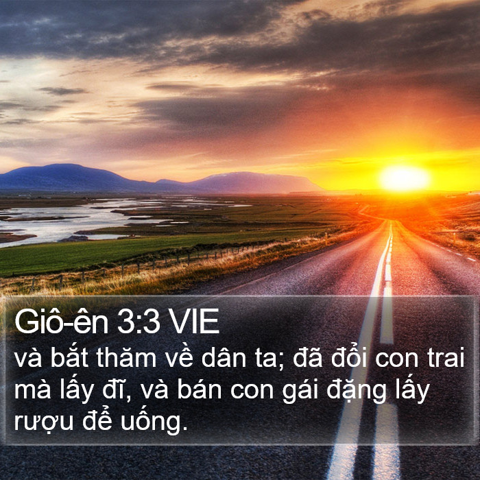 Giô-ên 3:3 VIE Bible Study