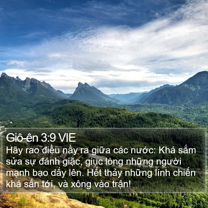 Giô-ên 3:9 VIE Bible Study
