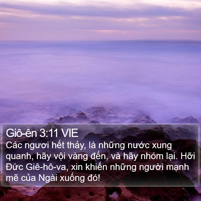 Giô-ên 3:11 VIE Bible Study