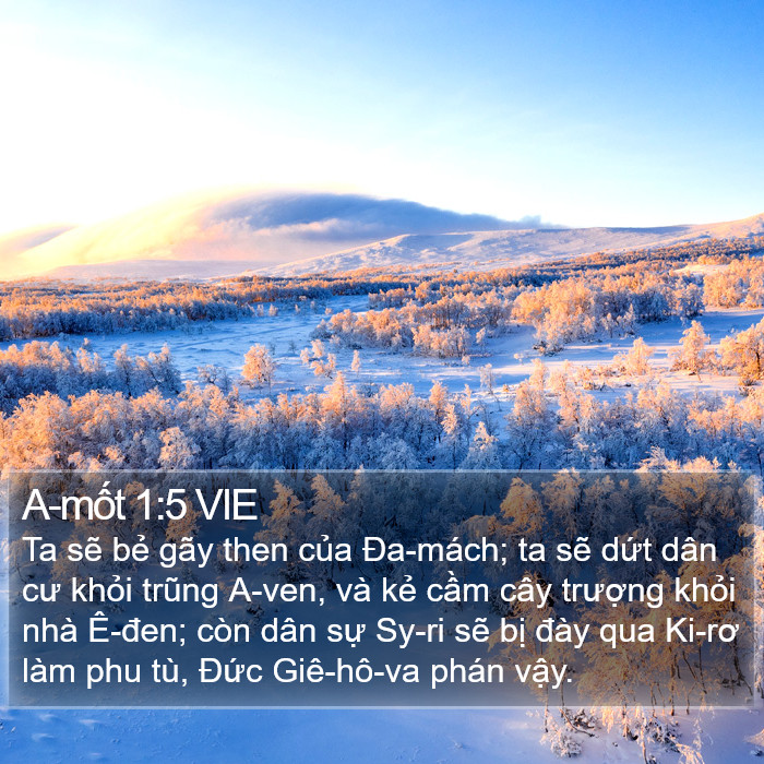 A-mốt 1:5 VIE Bible Study