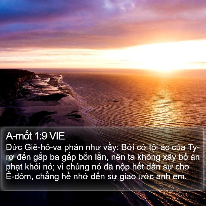 A-mốt 1:9 VIE Bible Study