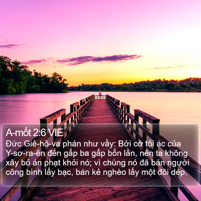 A-mốt 2:6 VIE Bible Study