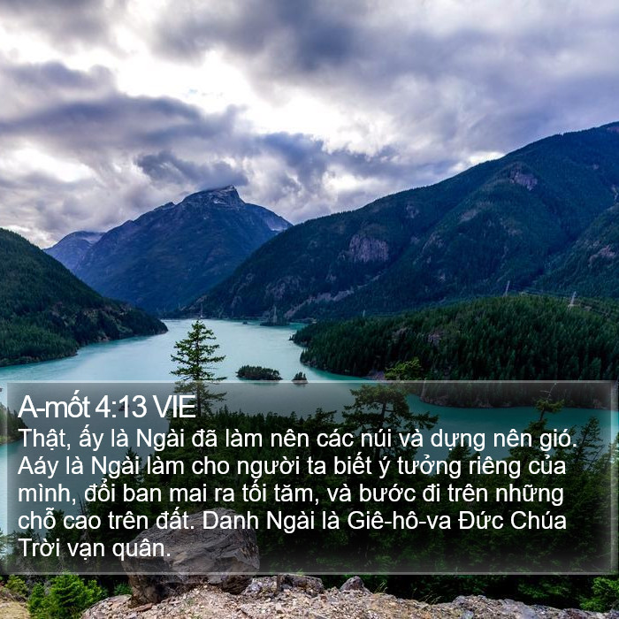 A-mốt 4:13 VIE Bible Study