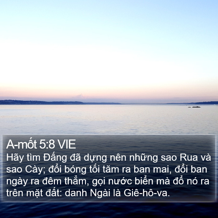 A-mốt 5:8 VIE Bible Study