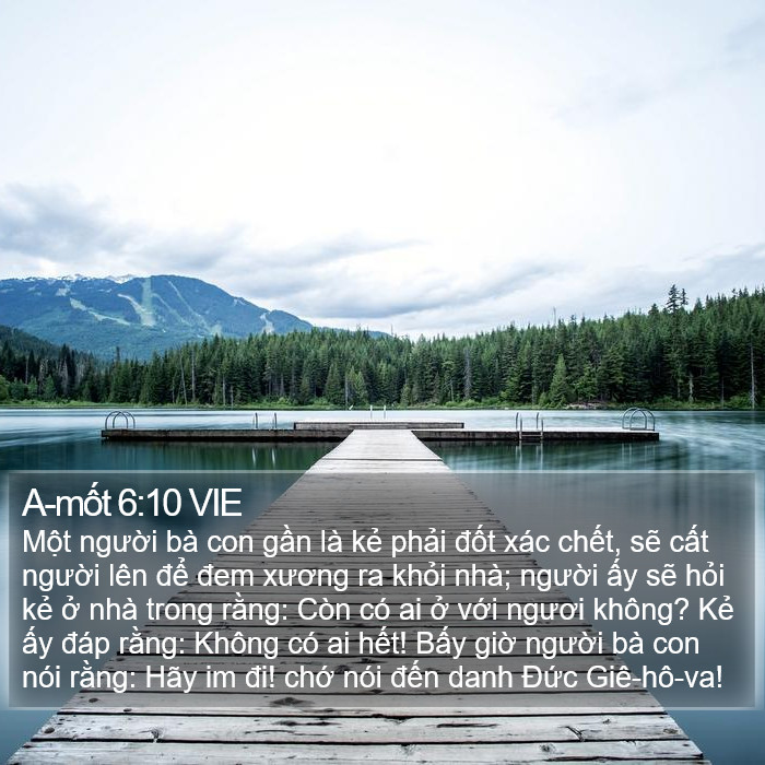 A-mốt 6:10 VIE Bible Study