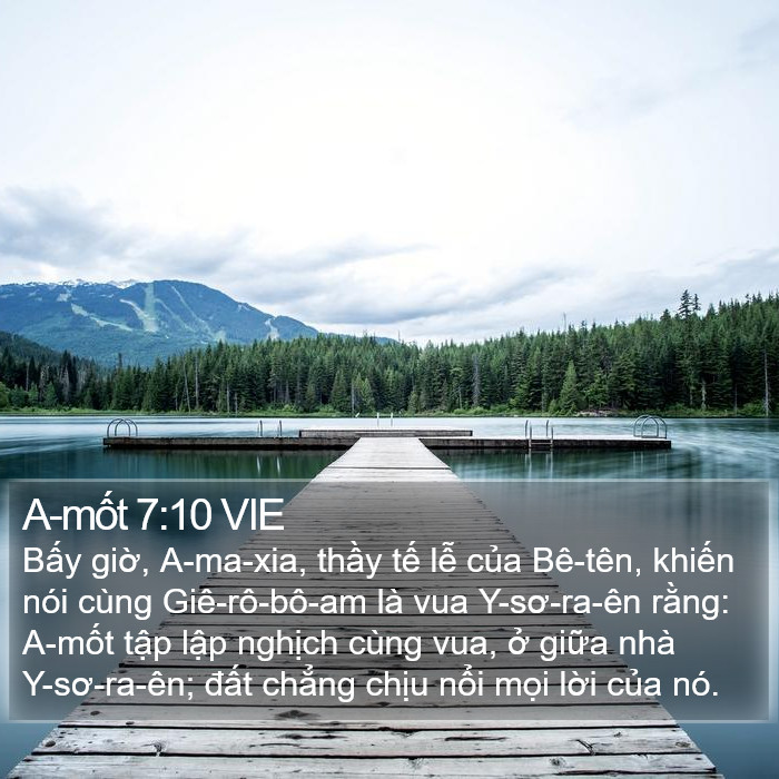 A-mốt 7:10 VIE Bible Study