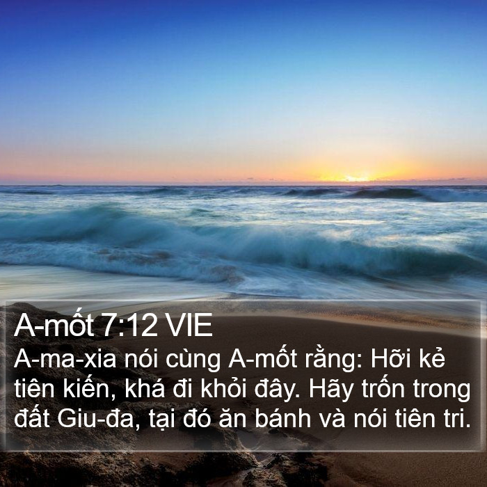 A-mốt 7:12 VIE Bible Study