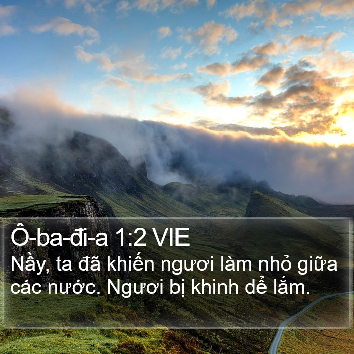 Ô-ba-đi-a 1:2 VIE Bible Study