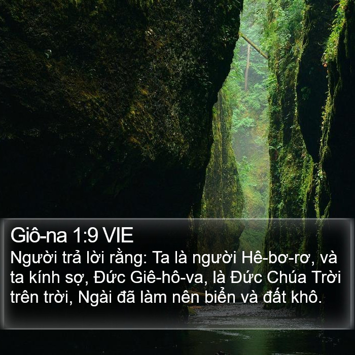 Giô-na 1:9 VIE Bible Study