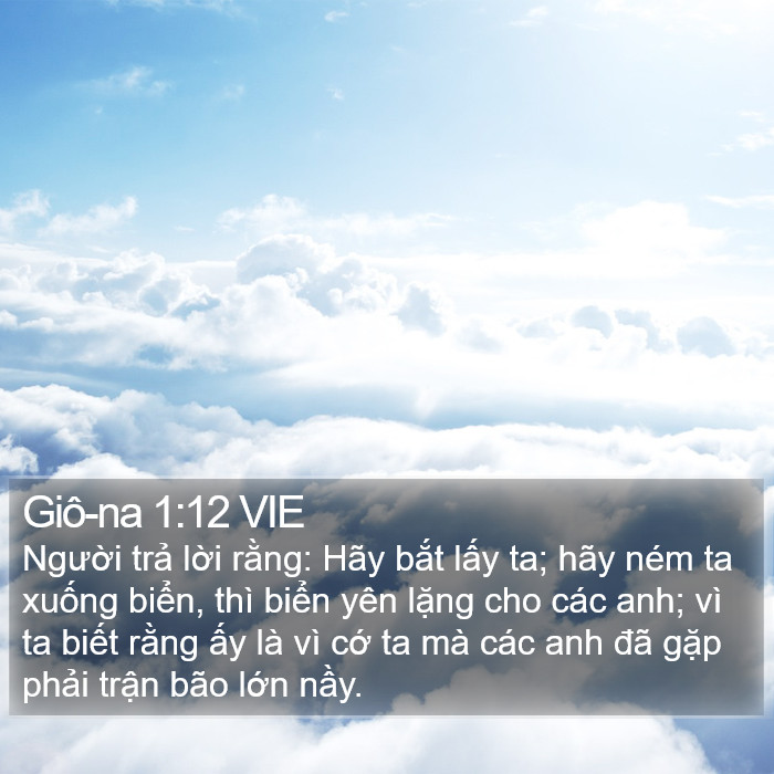 Giô-na 1:12 VIE Bible Study