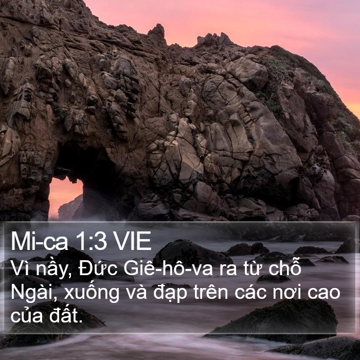 Mi-ca 1:3 VIE Bible Study