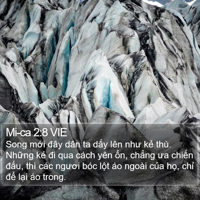 Mi-ca 2:8 VIE Bible Study