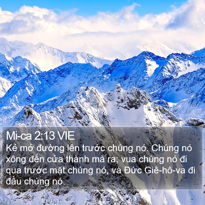 Mi-ca 2:13 VIE Bible Study