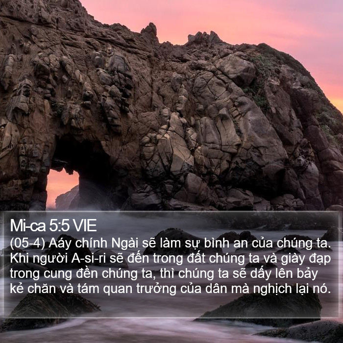 Mi-ca 5:5 VIE Bible Study